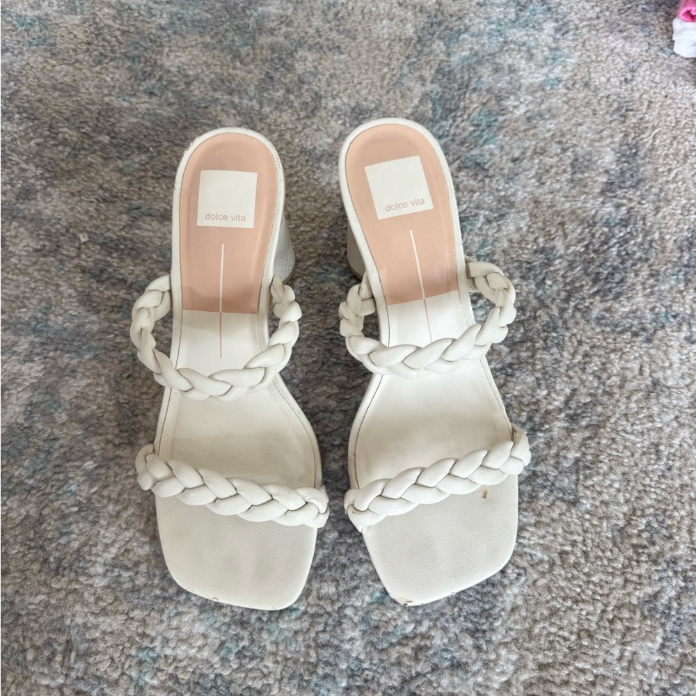 Dolce Vita Women's Ivory Braided Sandals